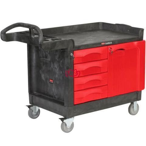 美國(guó)樂(lè)柏美RUBBERMAID FG453388 TRADEMASTER 推車