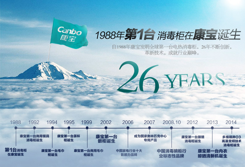 Canbo/康寶RTP700G-1消毒柜商用消毒碗柜雙門紅外線熱風循環正品