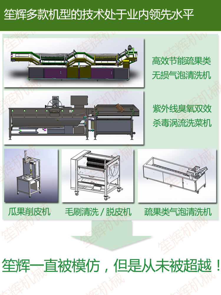 商用各季節大型蔬菜水果清洗機 蔬菜大棗清洗機 果蔬青菜類洗菜機