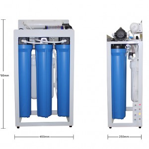 400商用凈水器單位學校工廠別墅茶樓純水機RO反滲透直飲機設備
