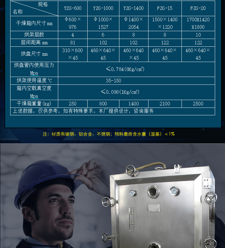 供應(yīng)圓形方形真空干燥機 真空方形食品烘干機 商用海鮮烘干機