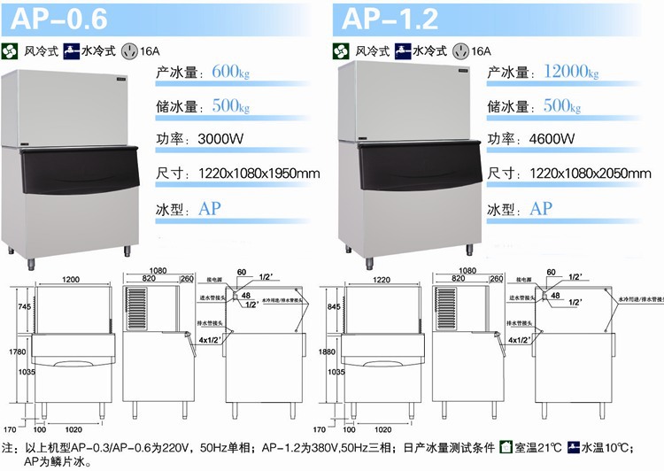 久景AP-0.6鱗片冰制冰機(jī) 商超專用制冰機(jī) 食品保鮮專用制冰機(jī)