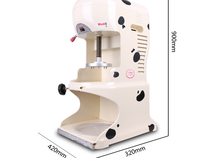 奇博士綿綿冰刨冰機奶茶店冰沙機商用電動削冰雪花綿綿冰磚碎冰機