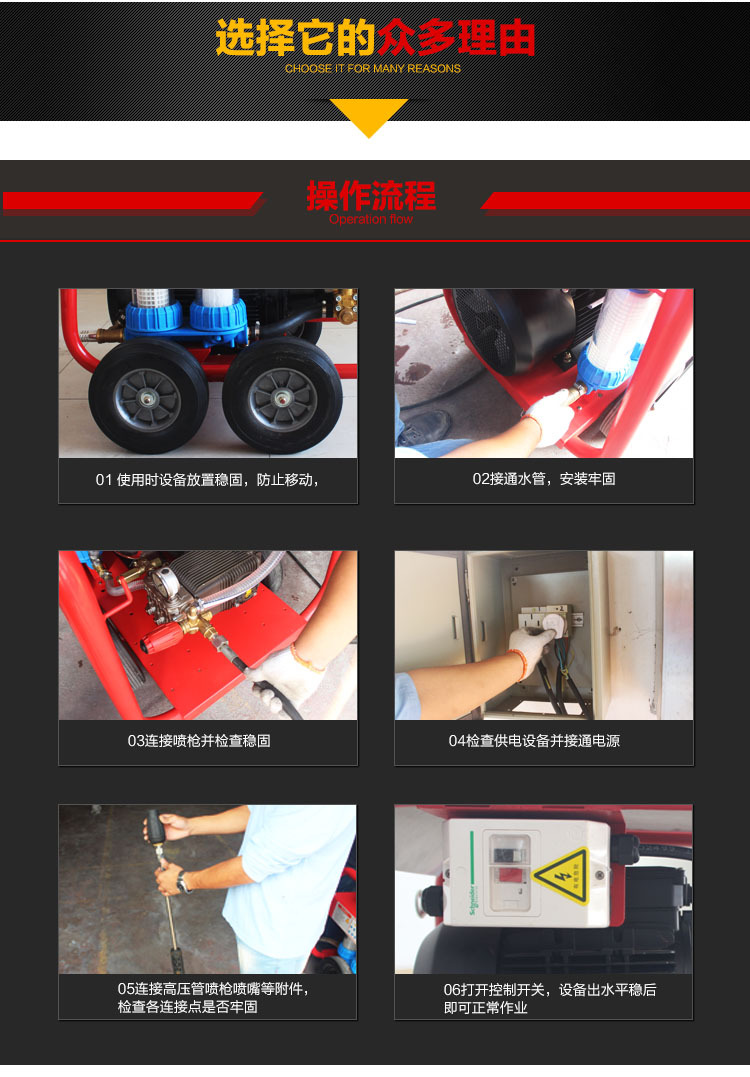 工業(yè)級(jí)冷水高壓清洗機(jī) 沖洗機(jī) 工廠船用超大流量管道疏通機(jī)10.5kw