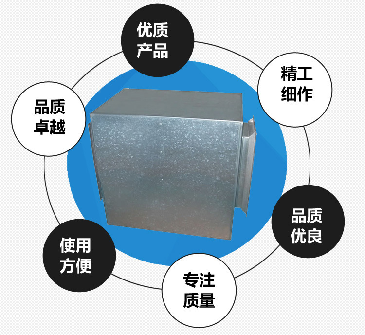 廠家直銷阻抗消聲器靜壓箱孔板消聲器復(fù)合式消聲器通風(fēng)管道消聲器