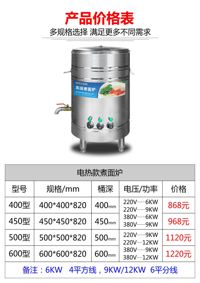 睿美電熱燃氣煮面爐商用煮面桶煲湯爐湯面爐節能保溫爐煮面煮粥機