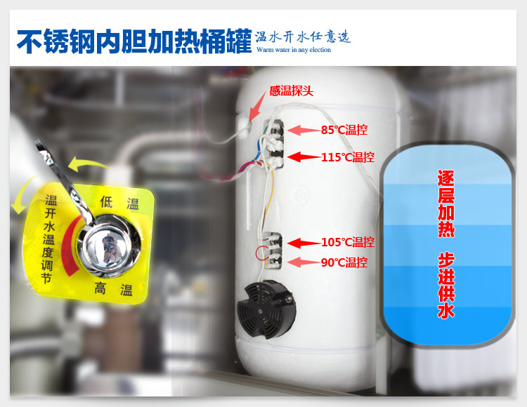 清川3e節(jié)能不銹鋼工廠商用過濾直飲水機 開水器工業(yè)開水機直飲機